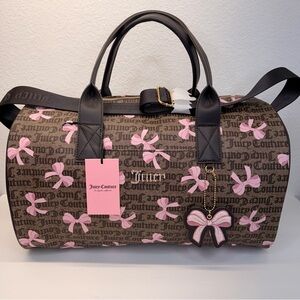 Juicy Couture Simply Sweet Weekender with pink bows